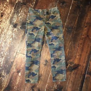 Madewell camo Jeans